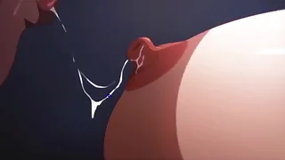 Мужика аниме трахают большим членом